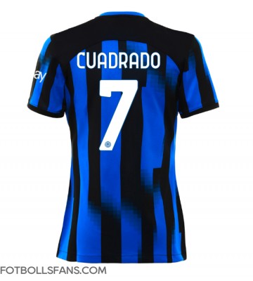 Inter Milan Juan Cuadrado #7 Replika Hemmatröja Damer 2023-24 Kortärmad